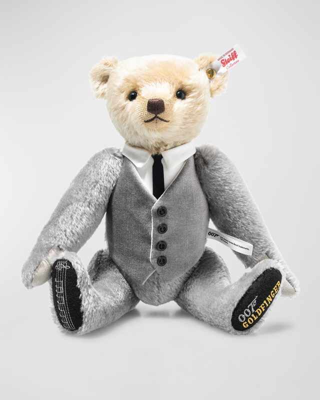 James Bond Goldfinger Musical Teddy Bear